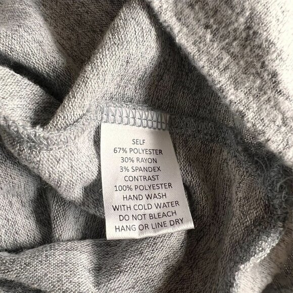 Skonhet Aztec Tribal Gray Long Sleeve Lace Up Front Hood Size 2XL - Picture 12 of 12